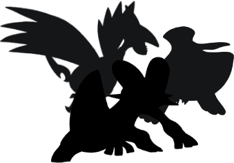 Silhouette de pokemons